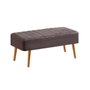 Hanah Home Vina 0701 Conjunto de Mesa de Comedor Extensible y Sillas, Pino Atlántico y Antracita
